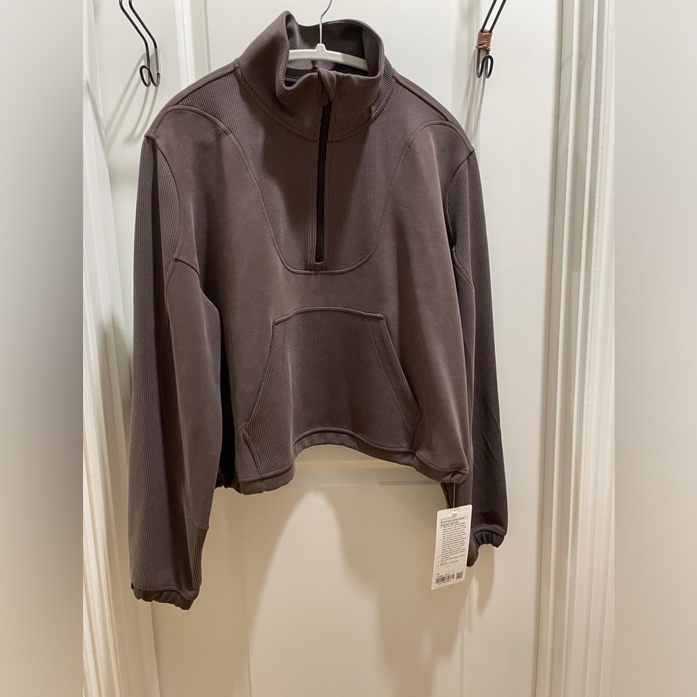 Lululemon Brushed Softstreme Ribbed Half Zip